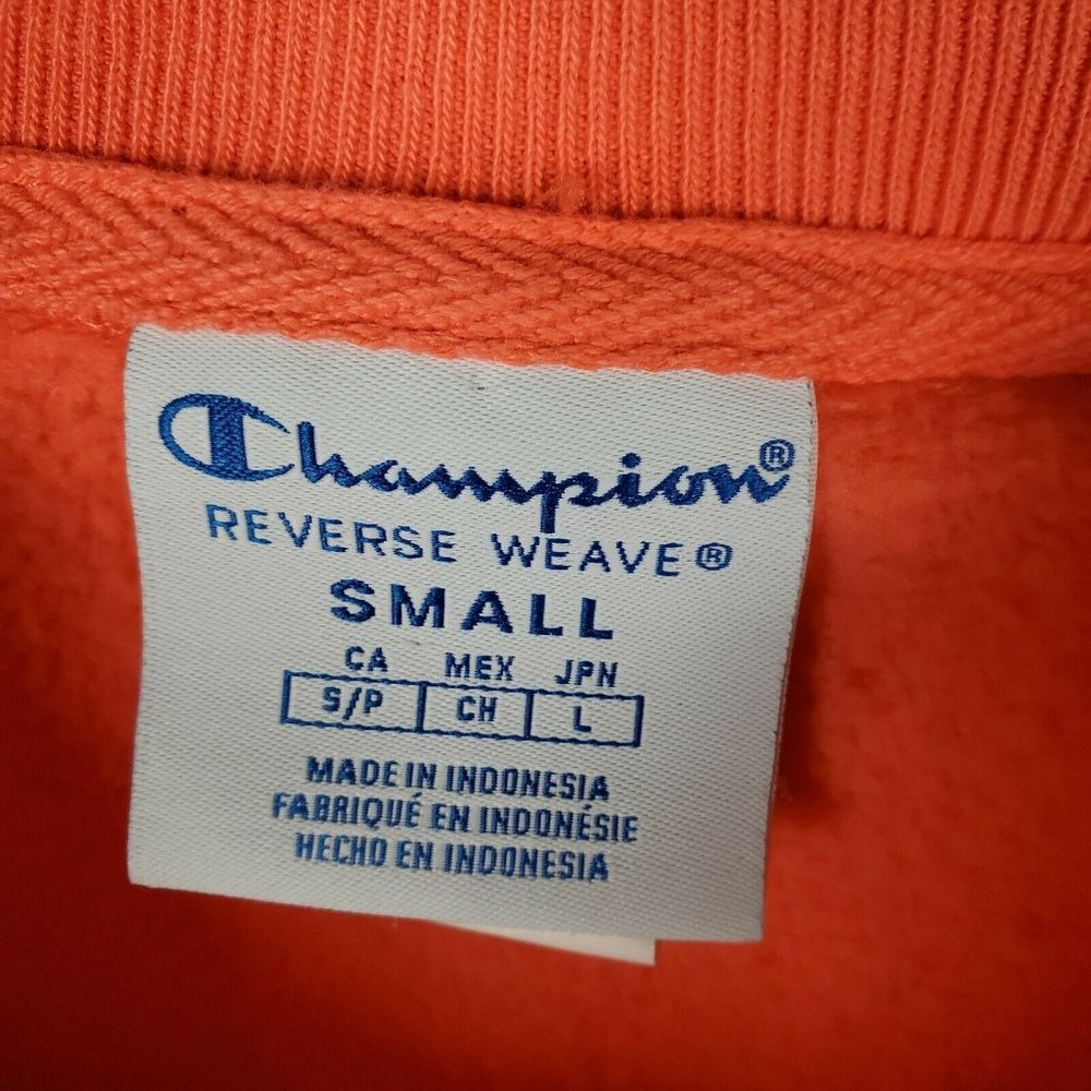 Champion Unisex S Reverse Weave All Over Print Short Sleeve Fleece Sweatshirt - Picture 9 of 12